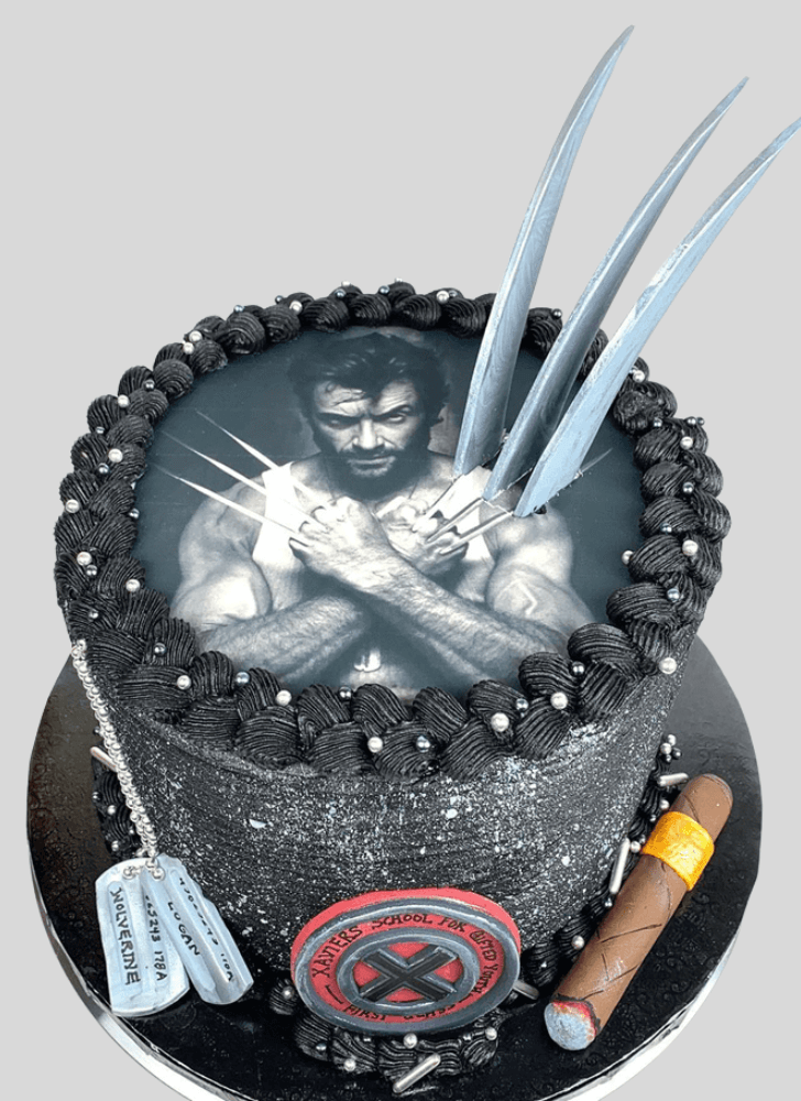 Pleasing Wolverine Cake