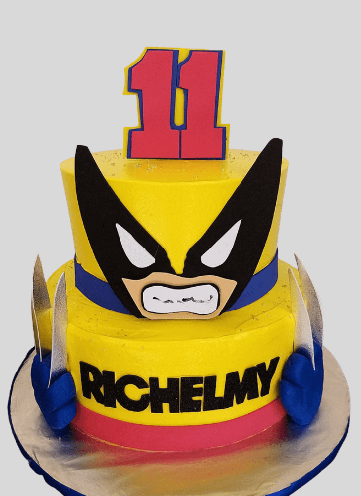 Pretty Wolverine Cake