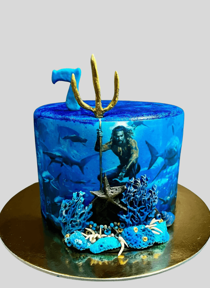 Captivating Aquaman Cake