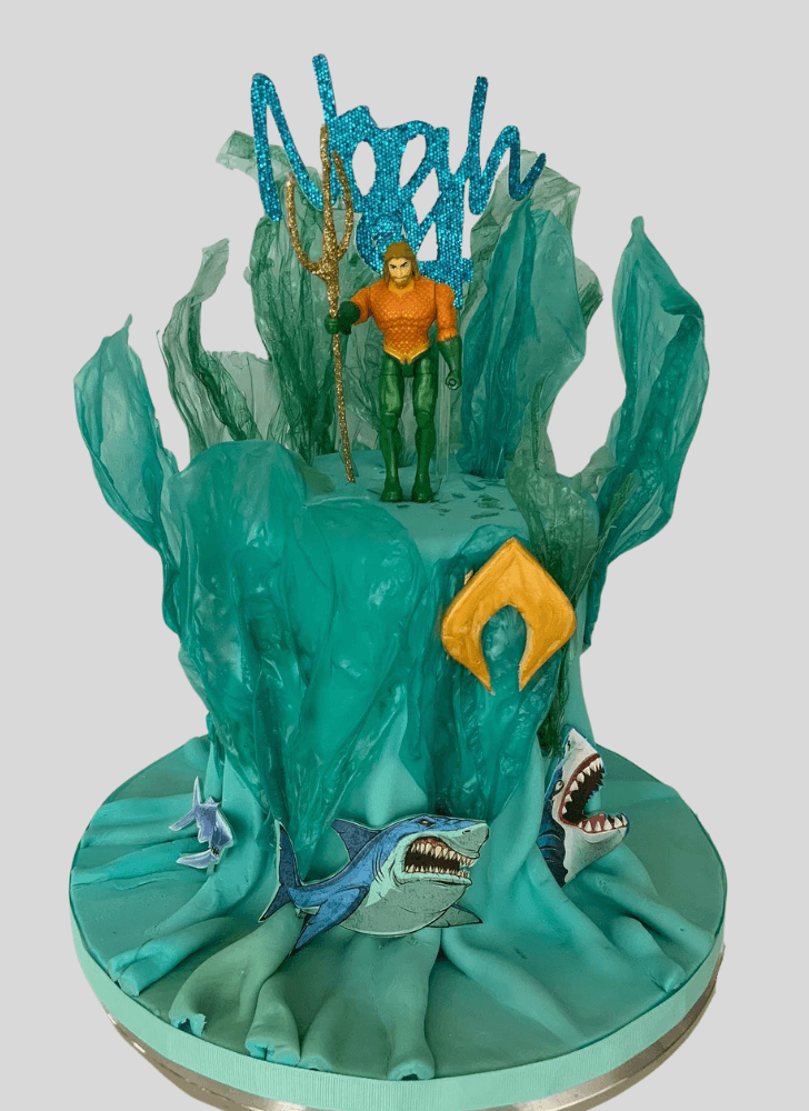 Cute Aquaman Cake