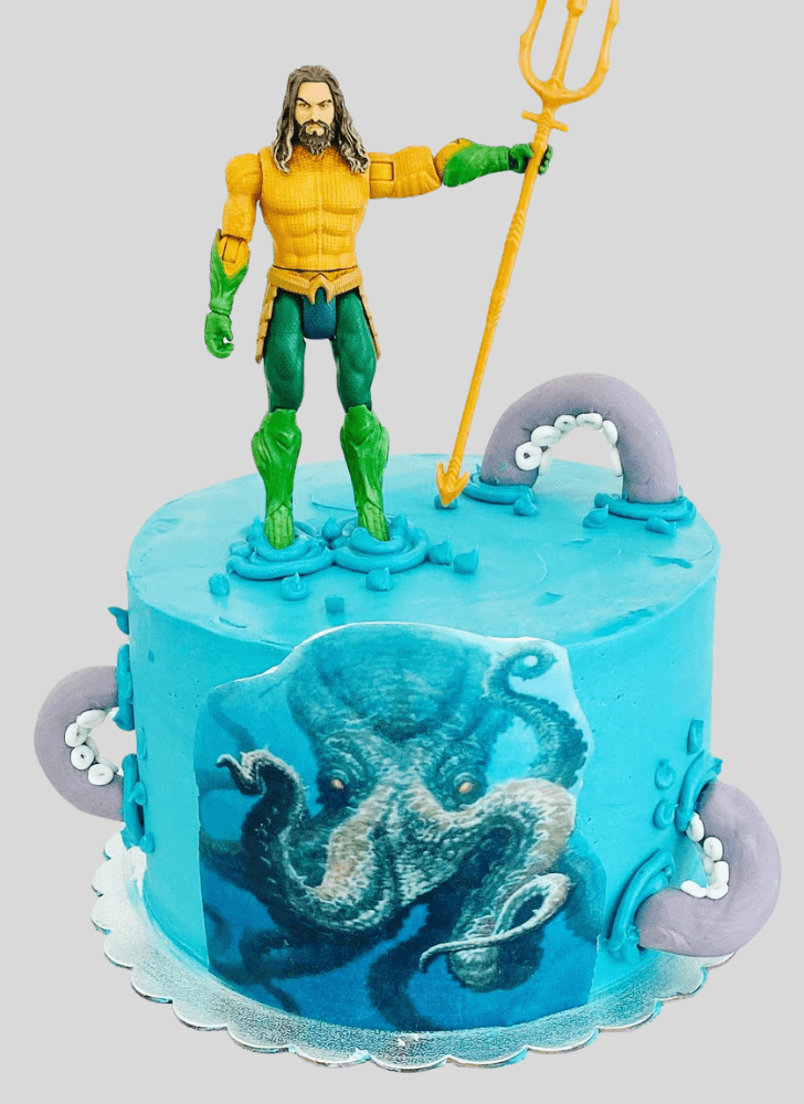 Shapely Aquaman Cake