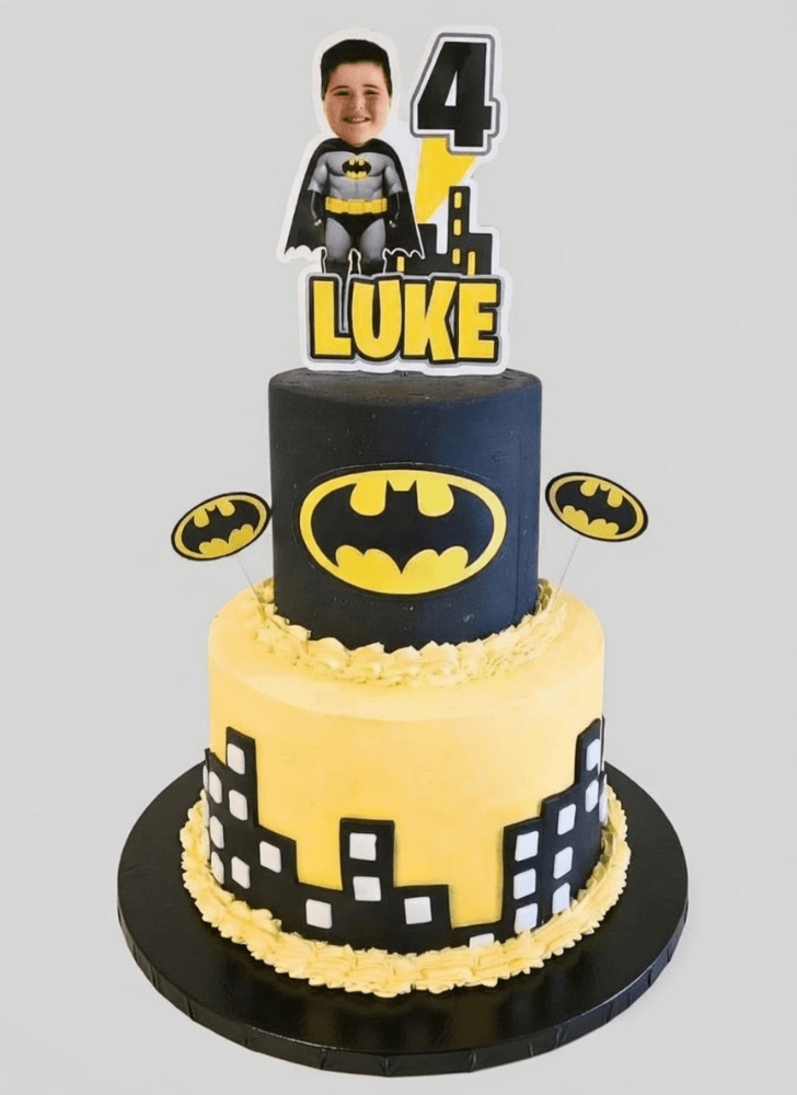 Angelic Batman Cake