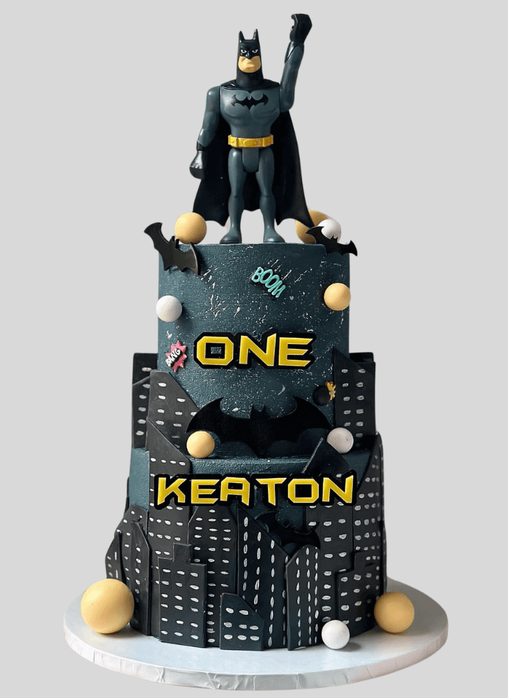 Magnetic Batman Cake