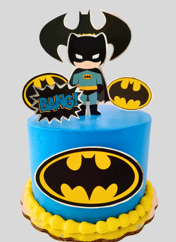 Slightly Batman Cake