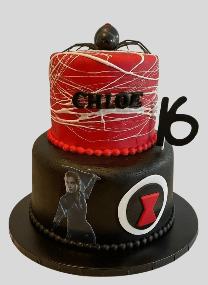 Adorable Black Widow Cake