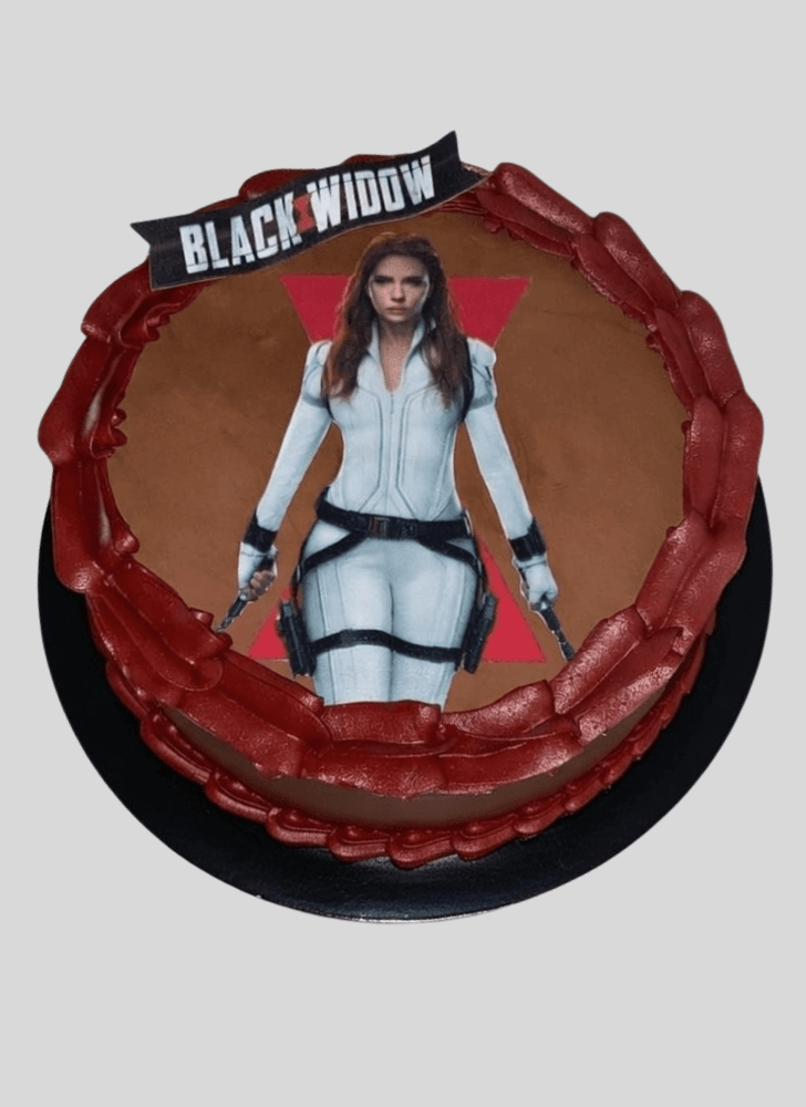 Angelic Black Widow Cake