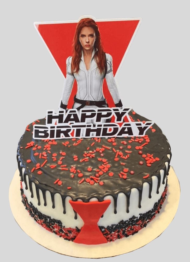 Cute Black Widow Cake