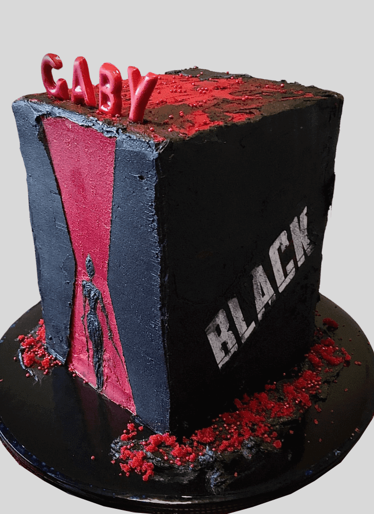 Elegant Black Widow Cake