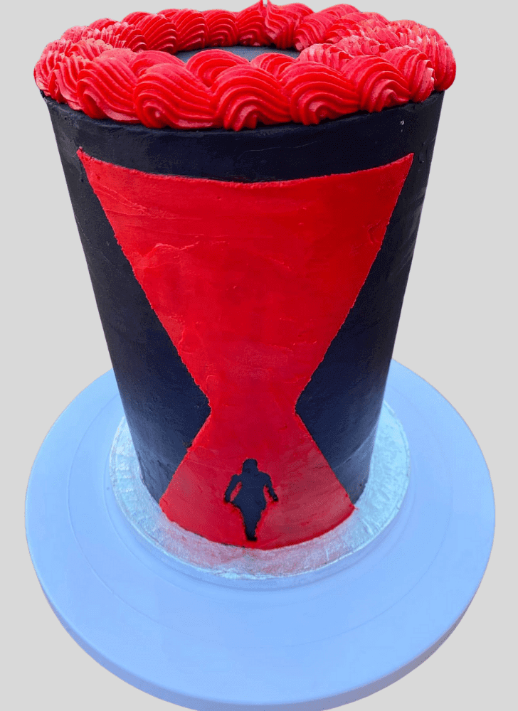 Enthralling Black Widow Cake