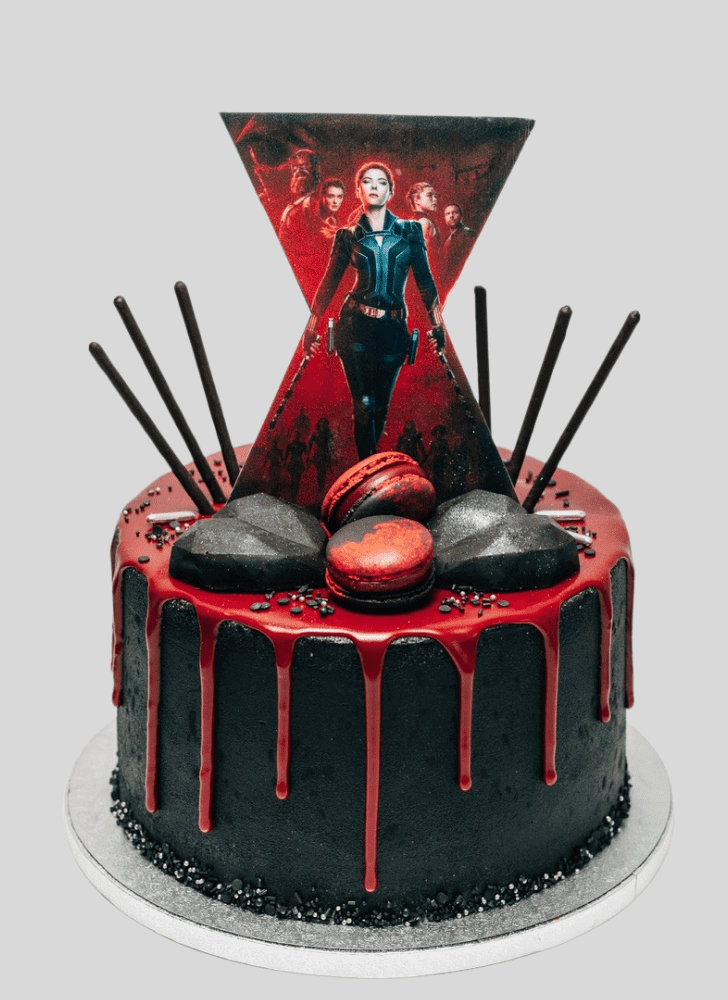 Enticing Black Widow Cake