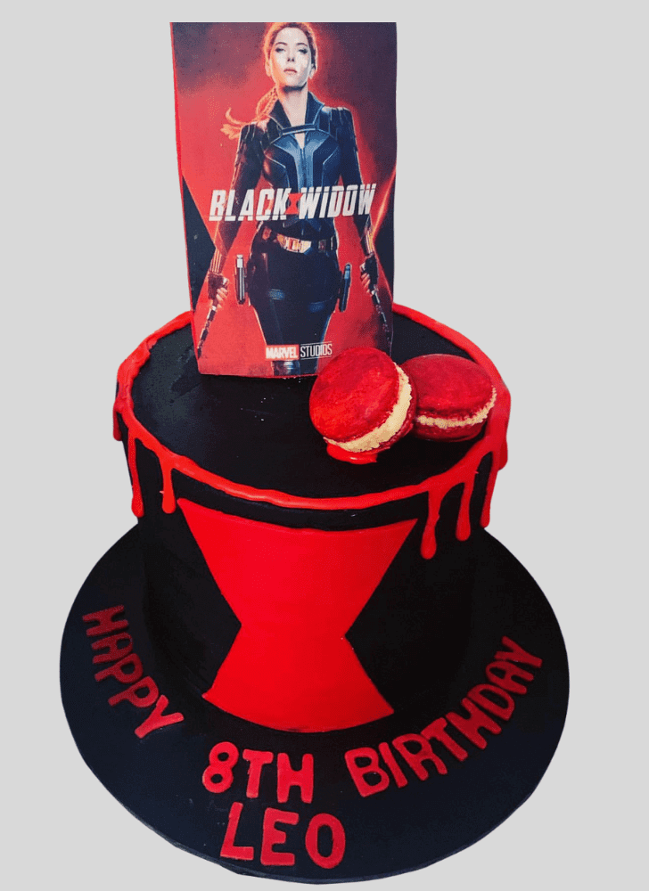Handsome Black Widow Cake