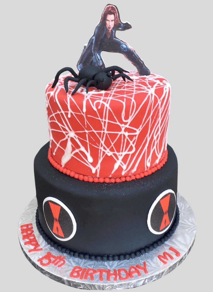 Radiant Black Widow Cake