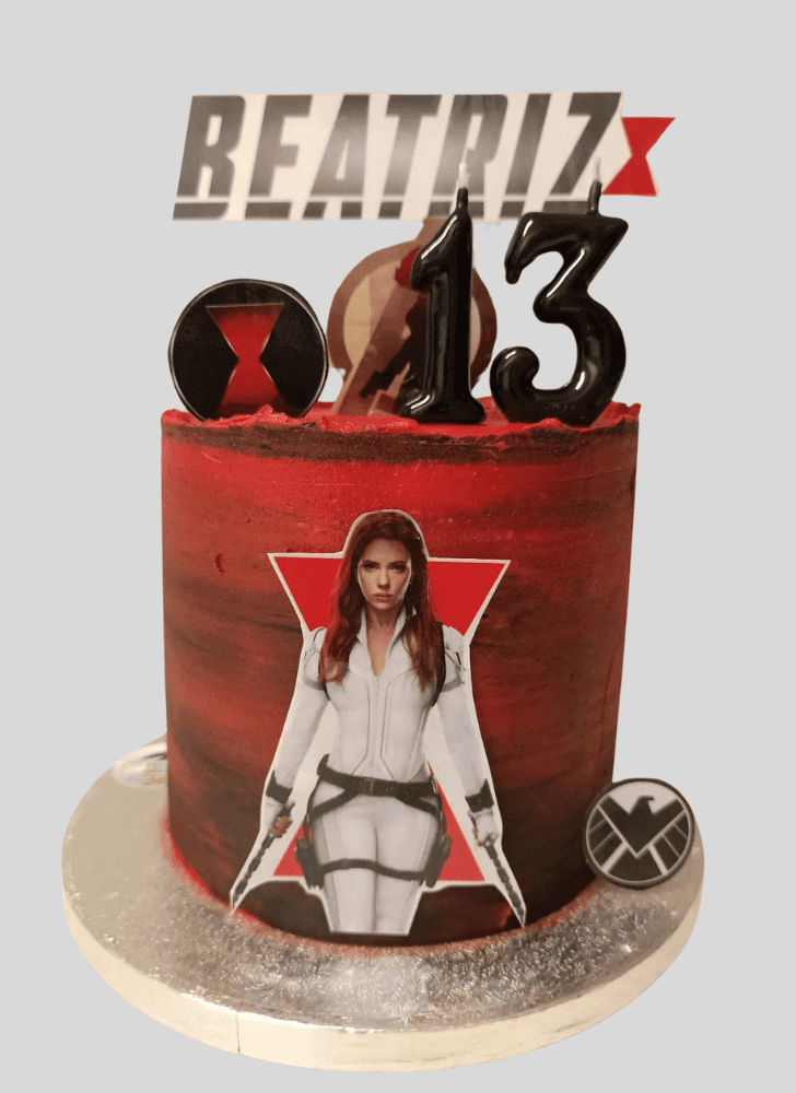 Wonderful Black Widow Cake Design