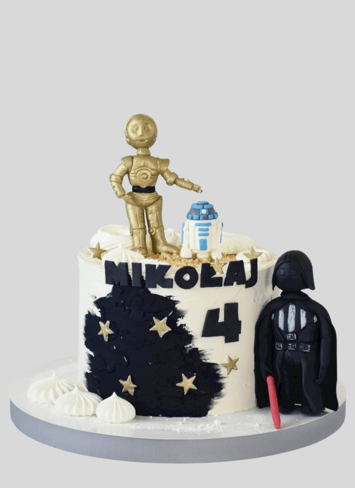 Angelic C-3PO Cake