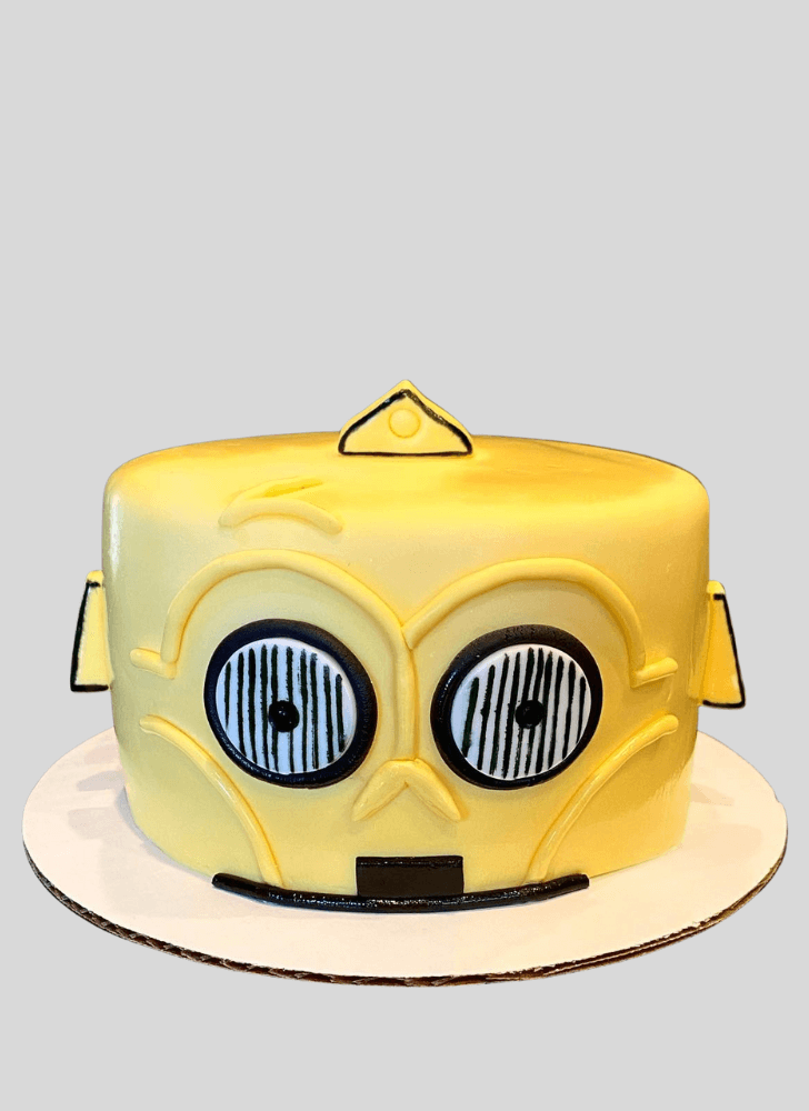 Appealing C-3PO Cake