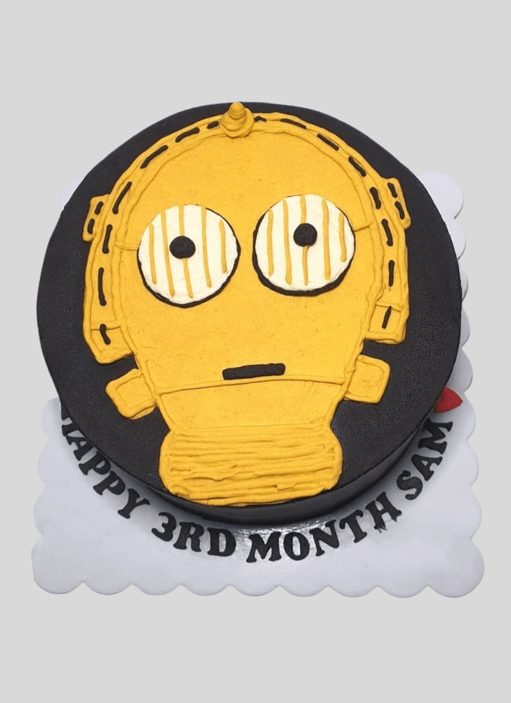 Bewitching C-3PO Cake