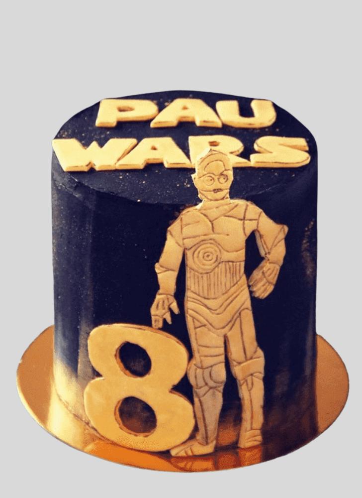Captivating C-3PO Cake