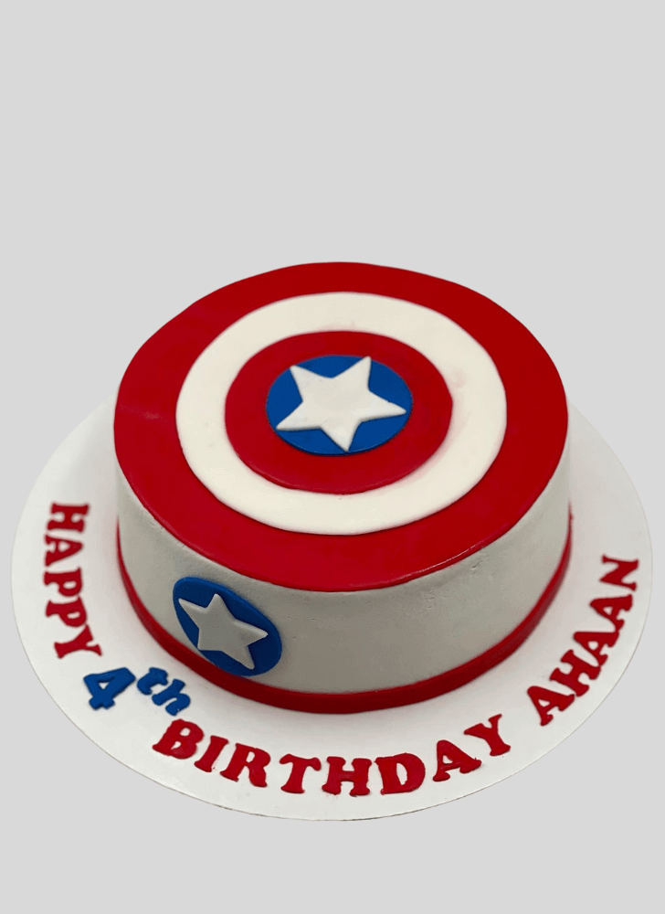 Classy Captain America Cake
