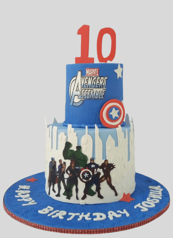 Enthralling Captain America Cake