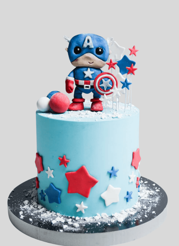 Fair Captain America Cake