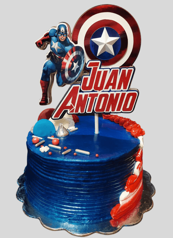 Ravishing Captain America Cake