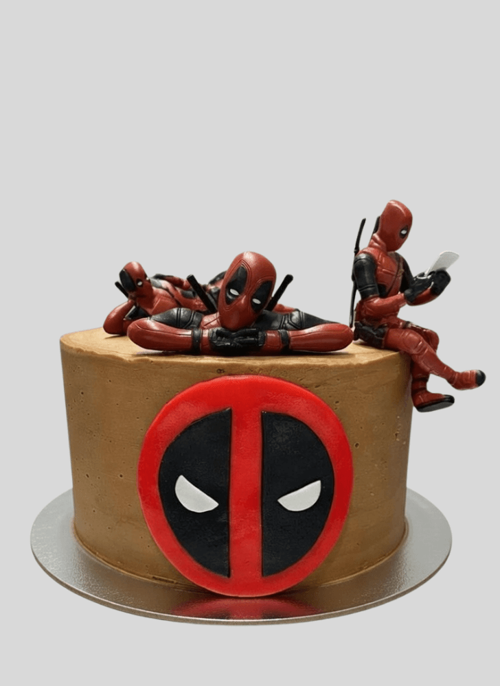 Gorgeous Deadpool Cake
