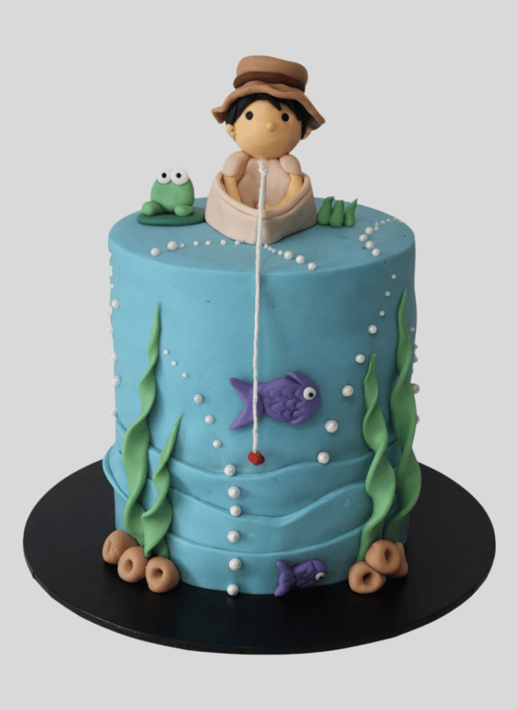 Admirable Fishing Cake Design
