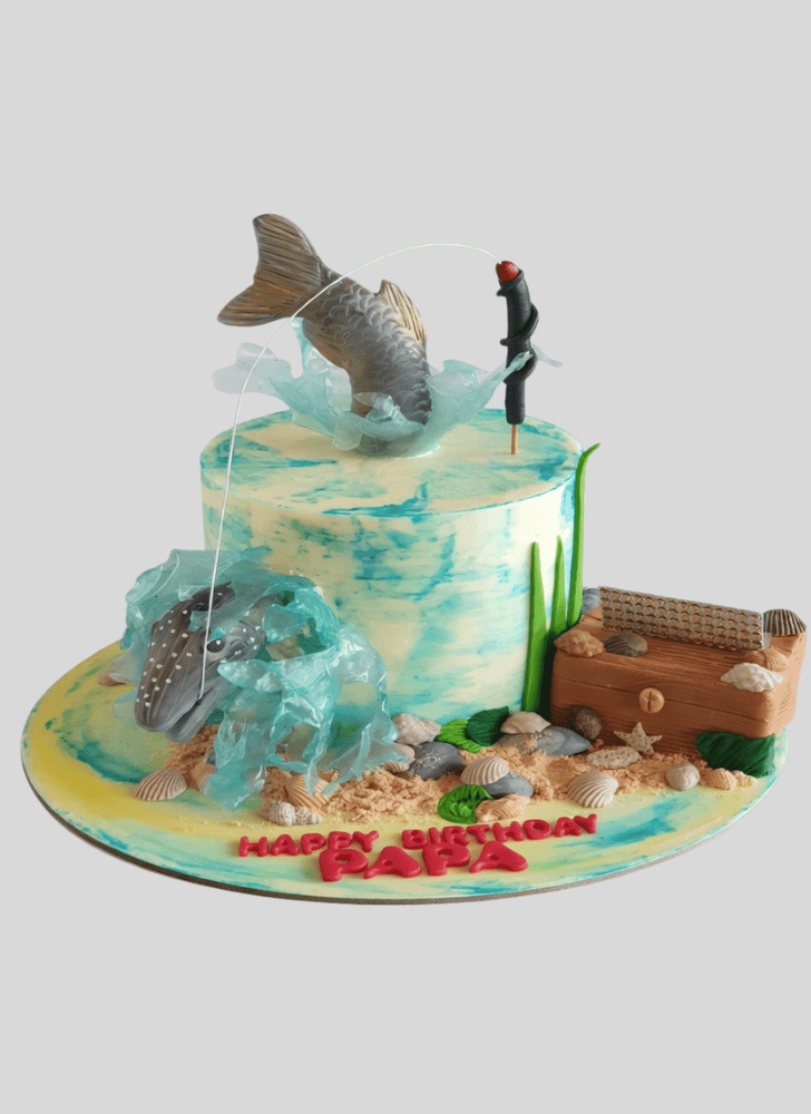 Beauteous Fishing Cake
