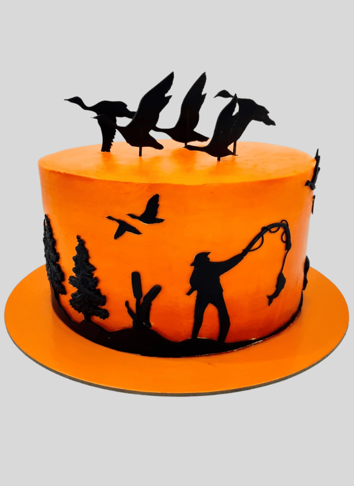Delicate Fishing Cake