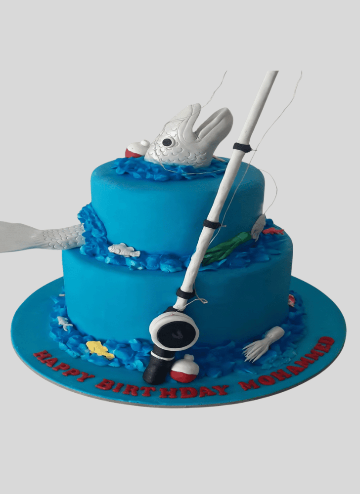 Fascinating Fishing Cake
