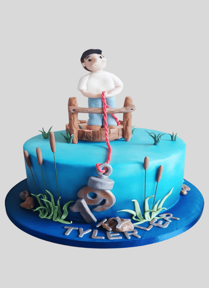 Graceful Fishing Cake