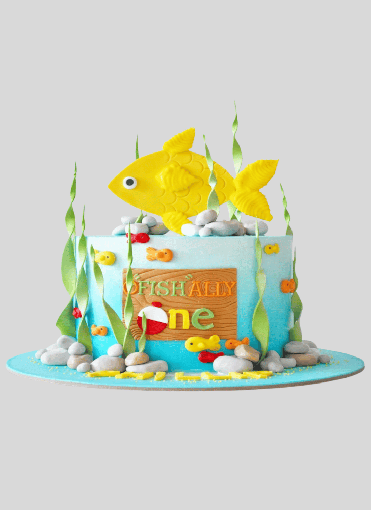 Handsome Fishing Cake