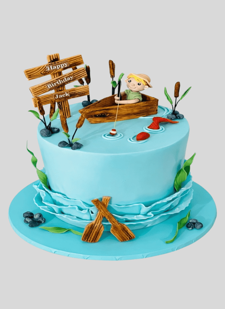 Inviting Fishing Cake