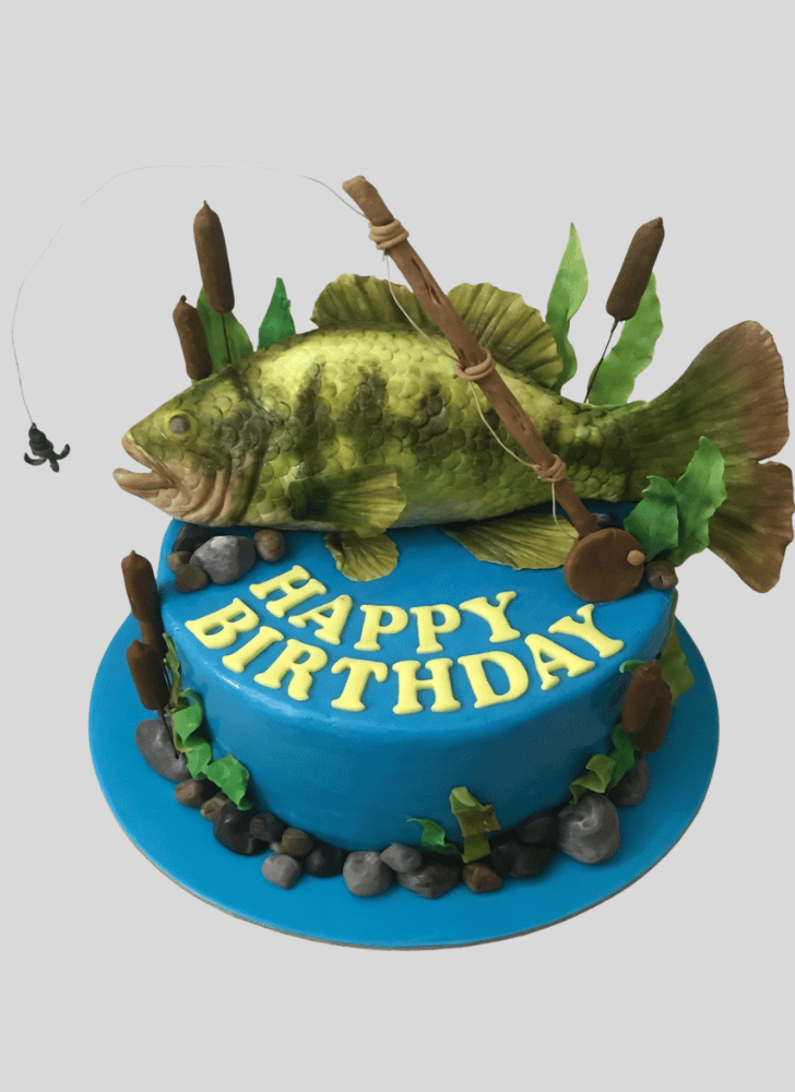 Pretty Fishing Cake