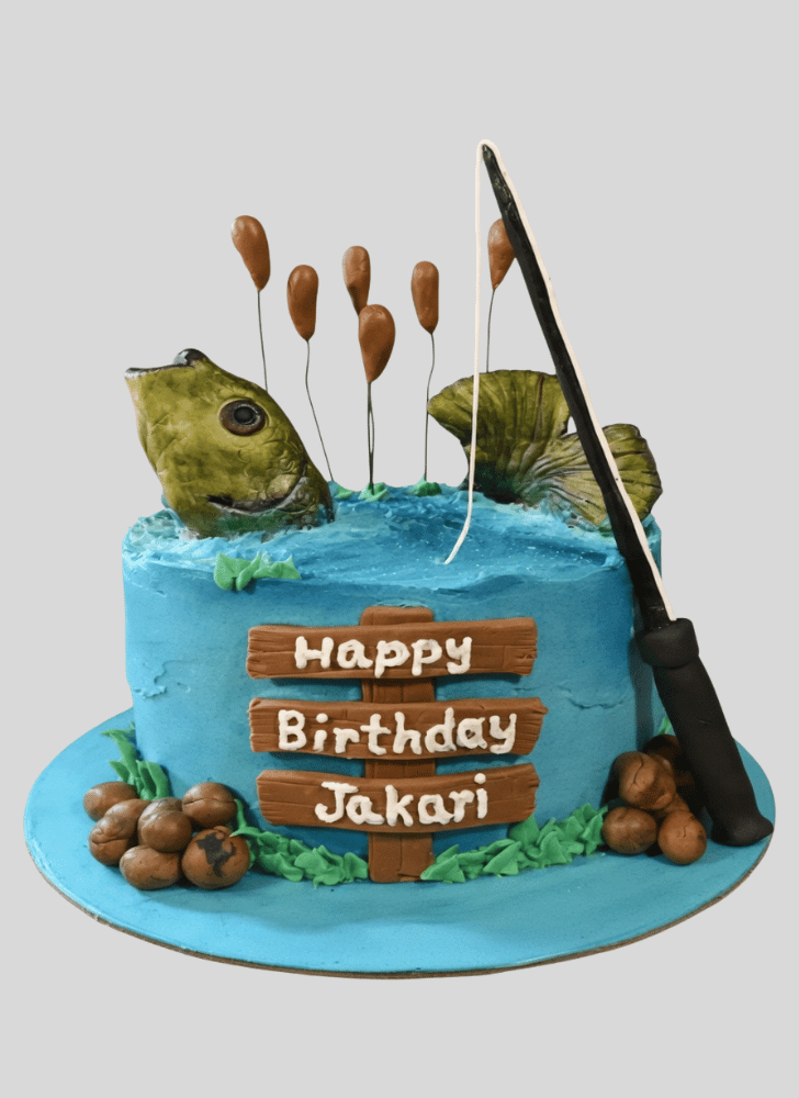 Radiant Fishing Cake