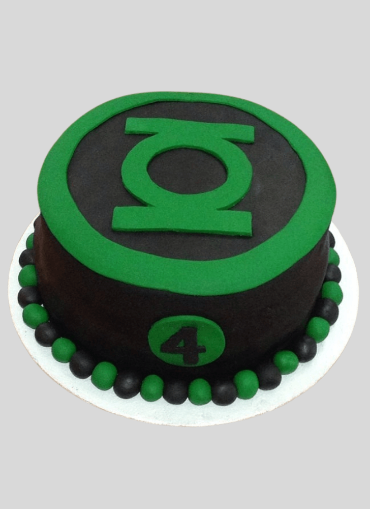 Angelic Green Lantern Cake