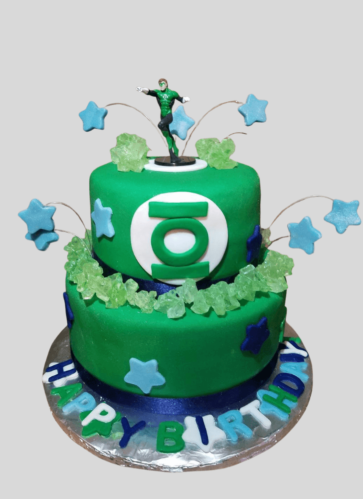Divine Green Lantern Cake
