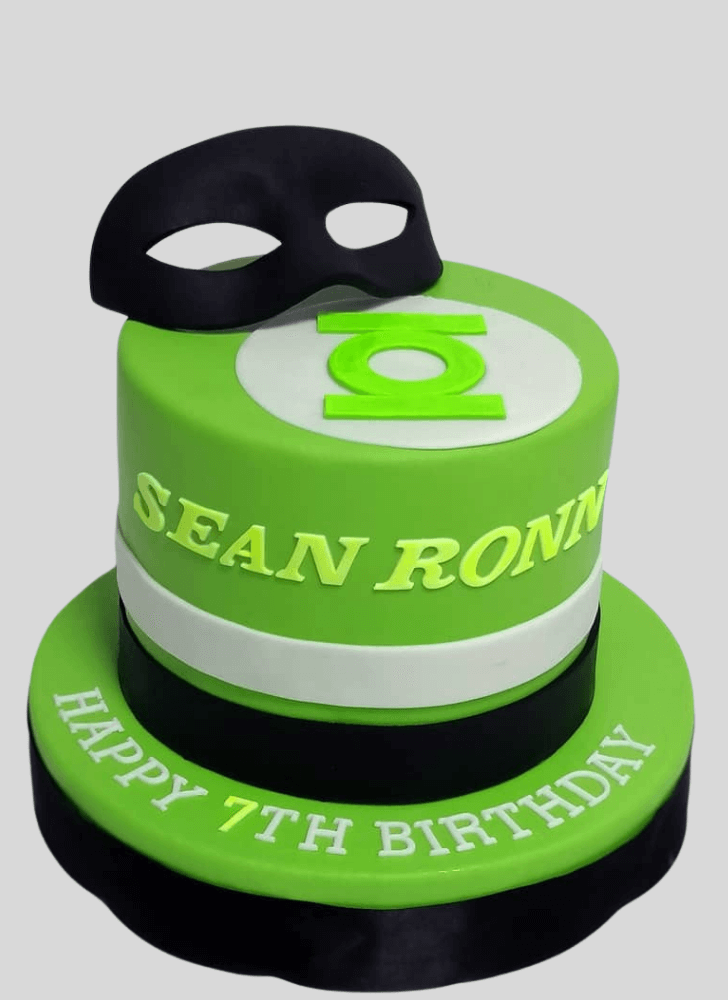 Exquisite Green Lantern Cake