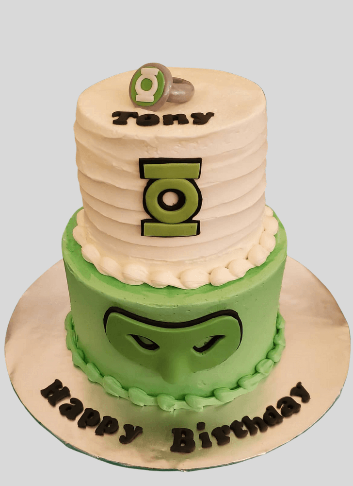 Good Looking Green Lantern Cake