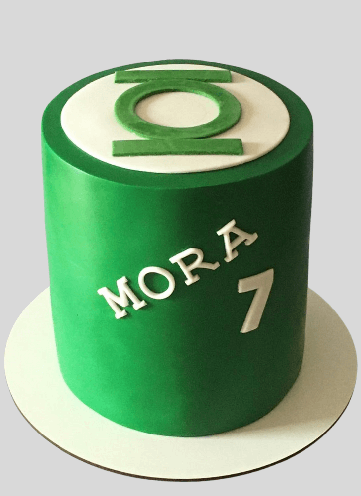 Graceful Green Lantern Cake