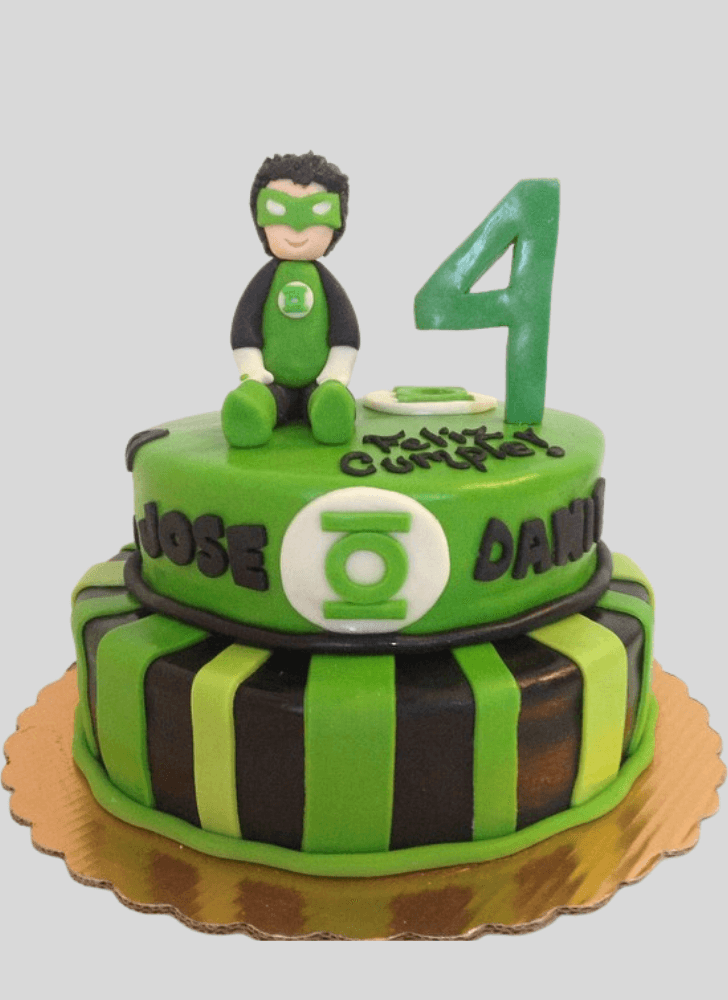 Ideal Green Lantern Cake