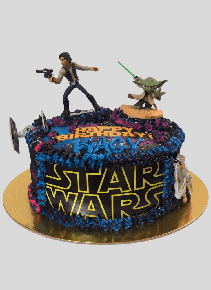 Angelic Han Solo Cake