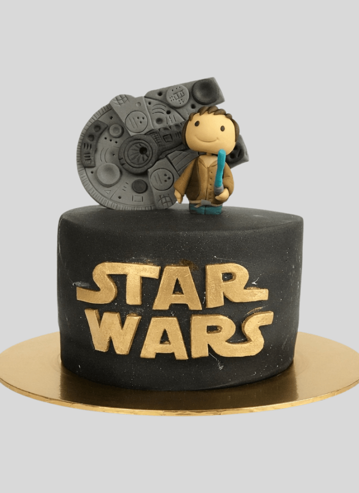 Classy Han Solo Cake