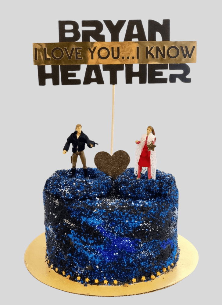 Dazzling Han Solo Cake