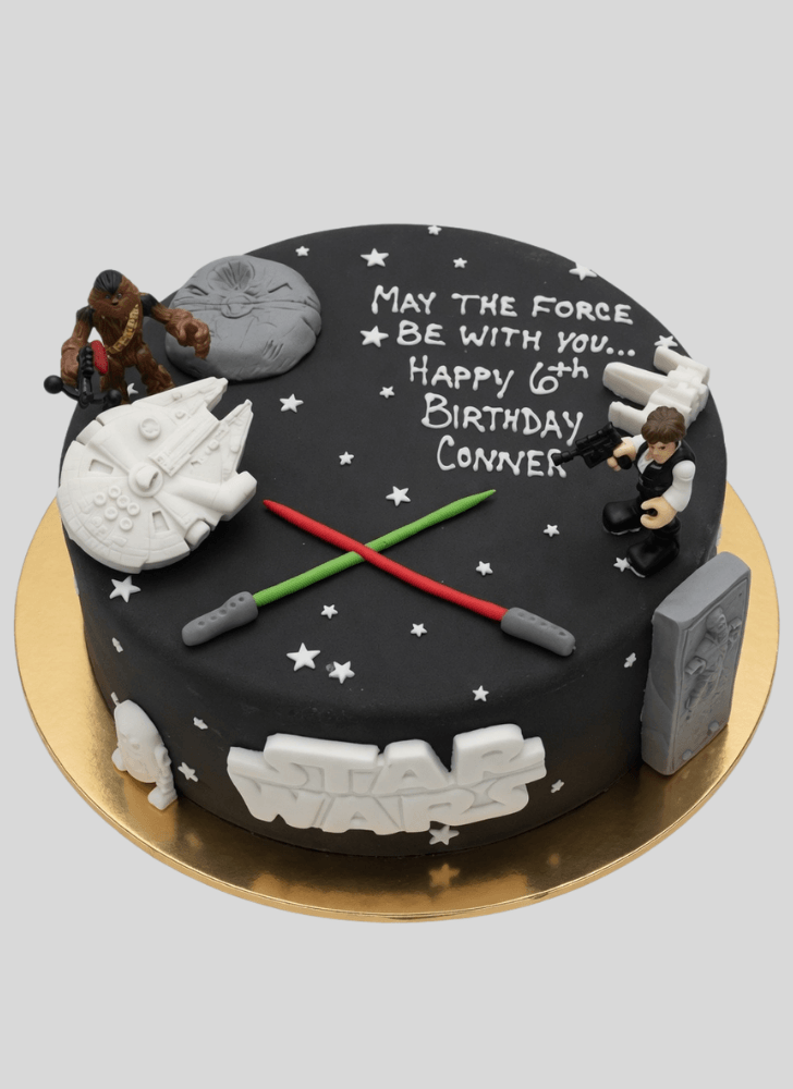 Fascinating Han Solo Cake