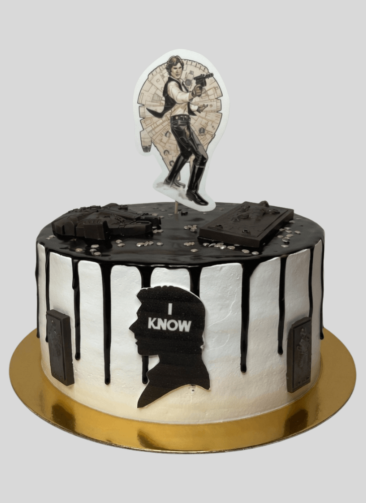 Fetching Han Solo Cake