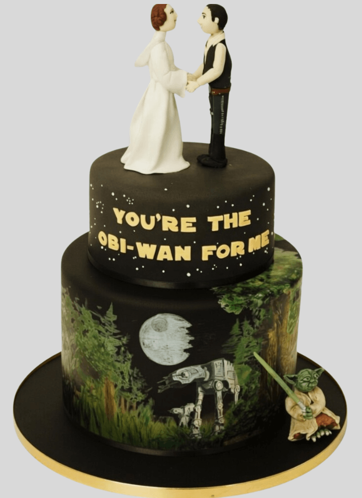 Good Looking Han Solo Cake