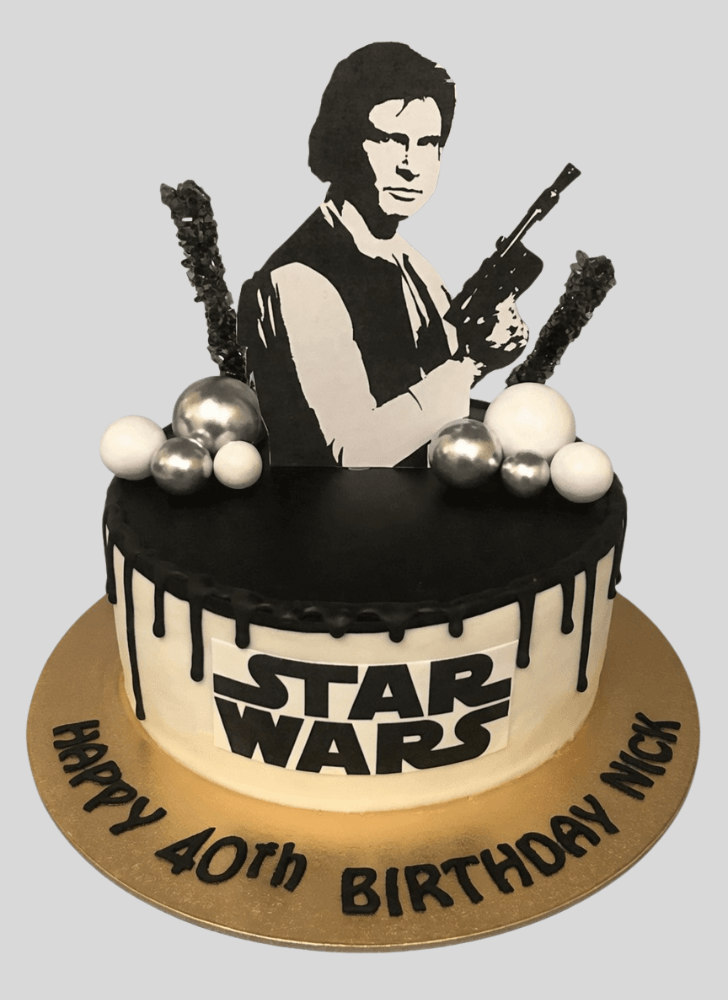 Gorgeous Han Solo Cake