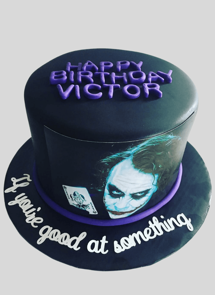 Fascinating Joker Cake