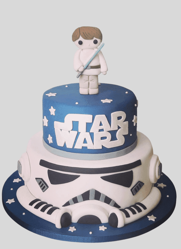 Alluring Luke Skywalker Cake